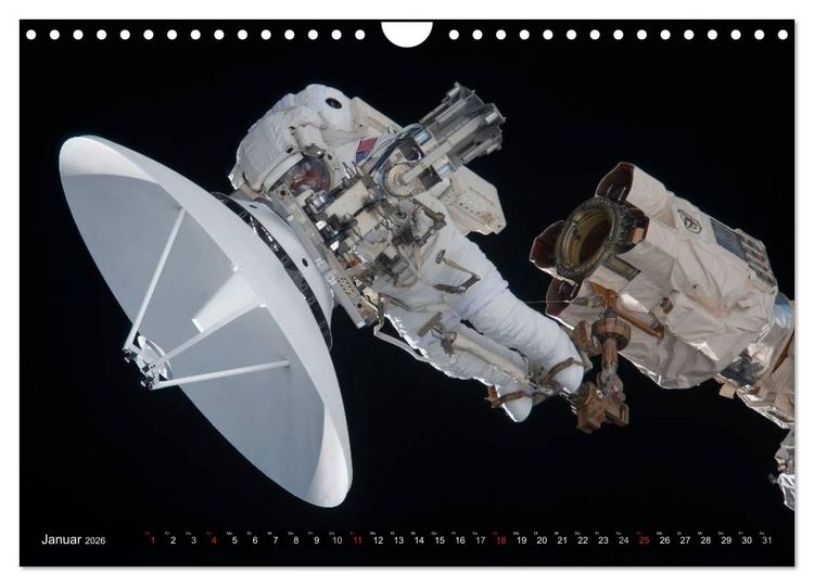 Produktbild: Missionen im Weltall (Wandkalender 2026 DIN A4 quer), CALVENDO Monatskalender