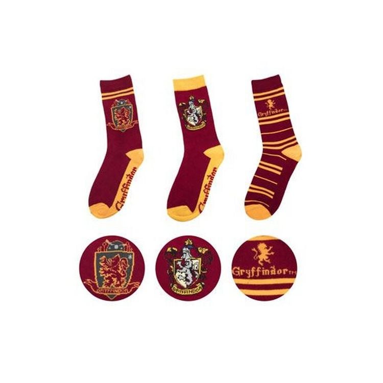 Produktbild: HP Socken Gryffindor 3er