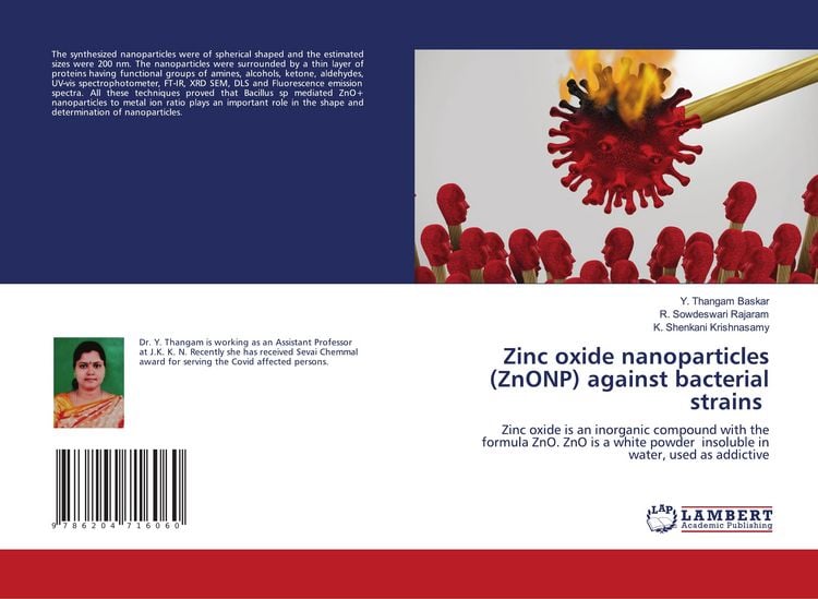Produktbild: Zinc oxide nanoparticles (ZnONP) against bacterial strains