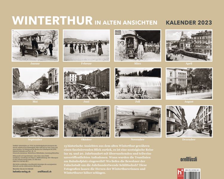 Produktbild: Winterthur in alten Ansichten 2023