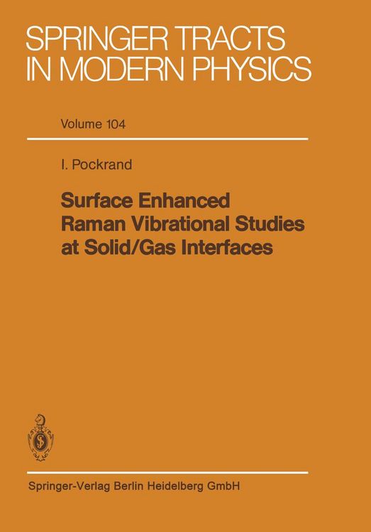 Produktbild: Surface Enhanced Raman Vibrational Studies at Solid Gas Interfaces