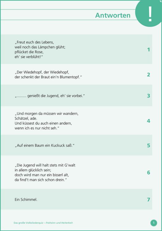 Produktbild: Frohsinn und Heiterkeit ...