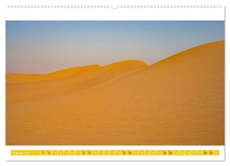 Produktbild: Die W&uuml;ste von Dubai (Wandkalender 2026 DIN A2 quer), CALVENDO Monatskalender