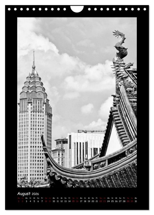 Produktbild: Shanghai zwischen Tradition und Business (Wandkalender 2026 DIN A4 hoch), CALVENDO Monatskalender