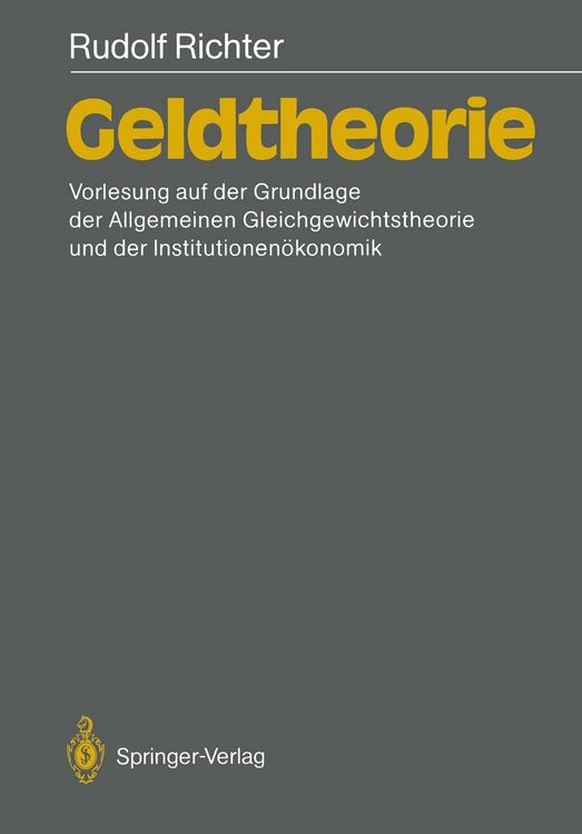 Produktbild: Geldtheorie