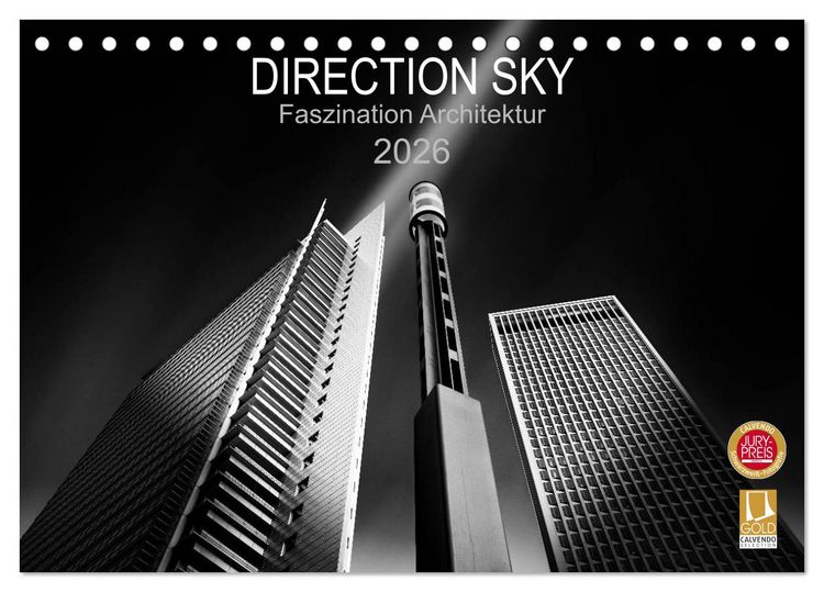 Produktbild: Direction Sky - Faszination Architektur 2026 (Tischkalender 2026 DIN A5 quer), CALVENDO Monatskalender