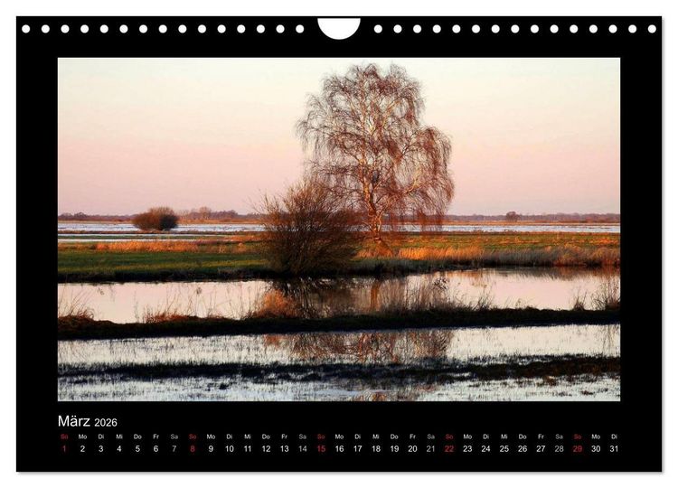 Produktbild: Landschaft Teufelsmoor / 2026 (Wandkalender 2026 DIN A4 quer), CALVENDO Monatskalender