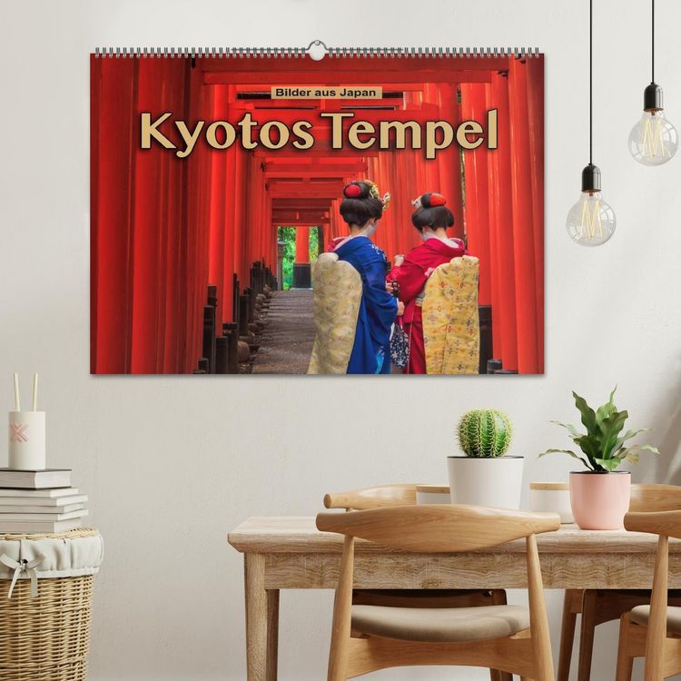 Produktbild: Kyotos Tempel - Bilder aus Japan (Wandkalender 2026 DIN A2 quer), CALVENDO Monatskalender