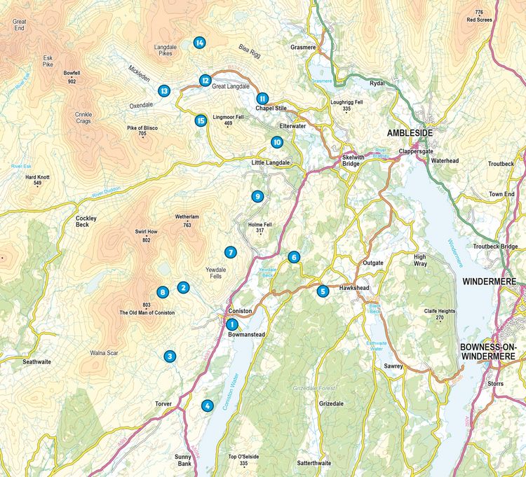 Produktbild: Short Walks Lake District &ndash; Coniston and Langdale