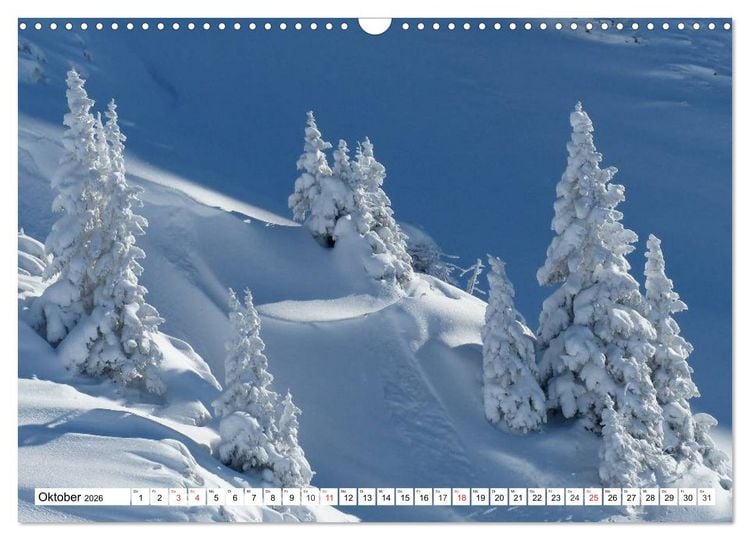 Produktbild: Winterm&auml;rchen Landschaften im Schnee (Wandkalender 2026 DIN A3 quer), CALVENDO Monatskalender