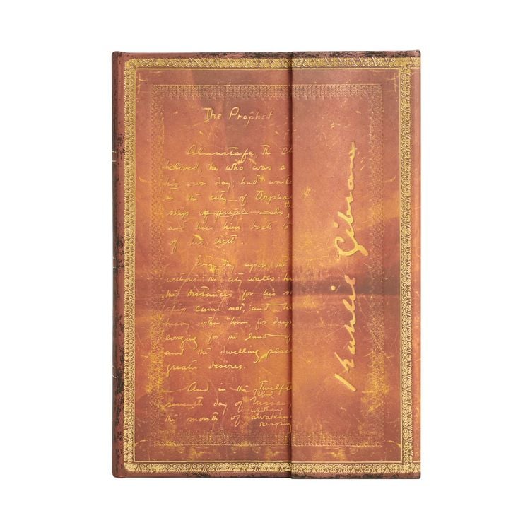 Produktbild: Hardcover Notizbuch Kahlil Gibran, Der Prophet, Midi, Liniert