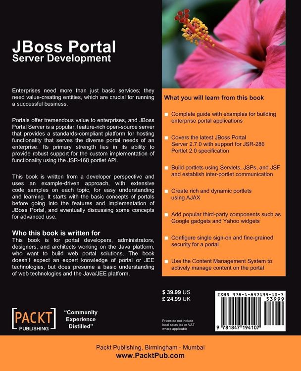 Produktbild: JBoss Portal Server Development