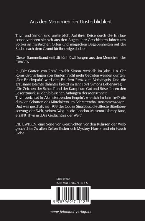 Produktbild: DIE EWIGEN. Erinnerungen an die Unsterblichkeit