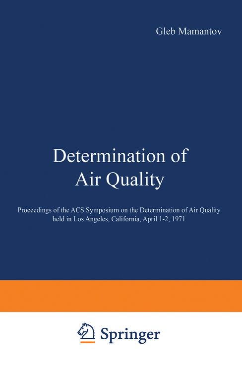Produktbild: Determination of Air Quality