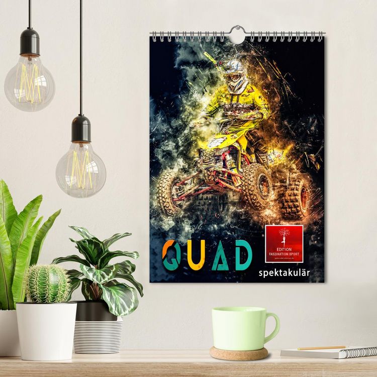 Produktbild: Quad spektakul&auml;r (Wandkalender 2026 DIN A4 hoch), CALVENDO Monatskalender