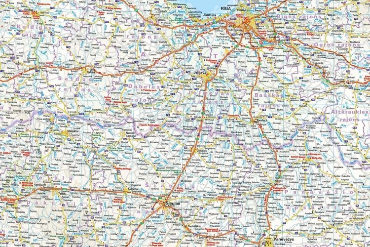 Produktbild: Reise Know-How Landkarte Baltikum | Baltic States (1:600.000): Estland, Lettland, Litauen und Region Kaliningrad