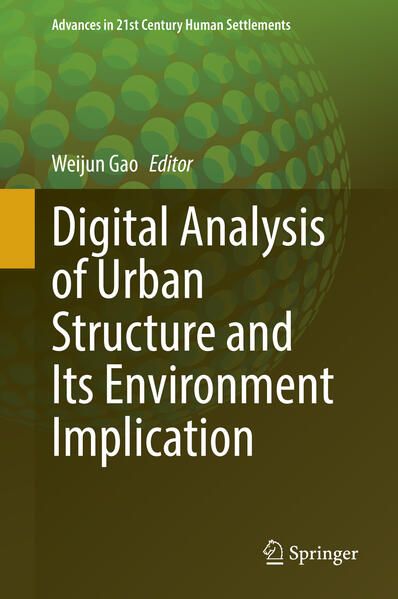 Produktbild: Digital Analysis of Urban Structure and Its Environment Implication