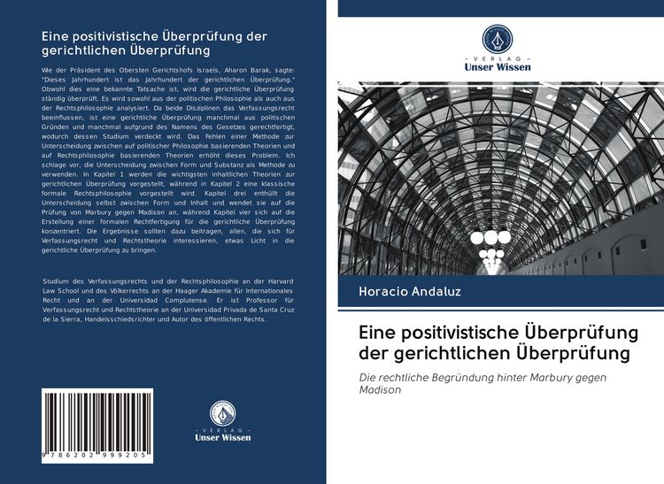 Produktbild: Eine positivistische &Uuml;berpr&uuml;fung der gerichtlichen &Uuml;berpr&uuml;fung
