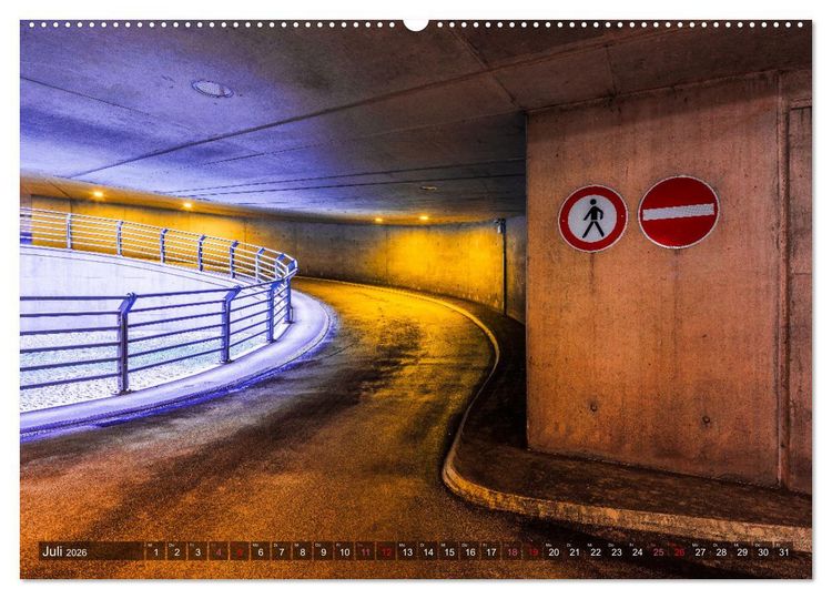 Produktbild: Funktion und &Auml;sthetik - Architektur f&uuml;r Mobilit&auml;t (hochwertiger Premium Wandkalender 2026 DIN A2 quer), Kunstdruck in Hochglanz