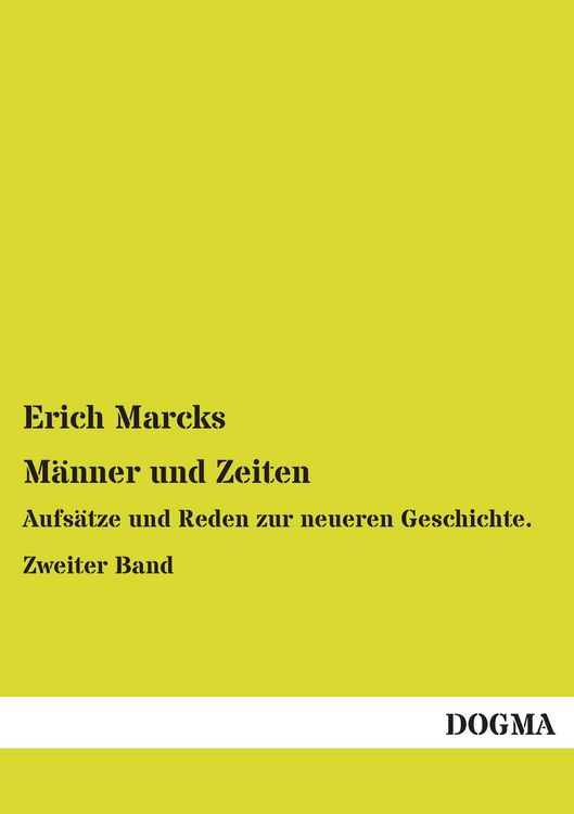 Produktbild: M&auml;nner und Zeiten