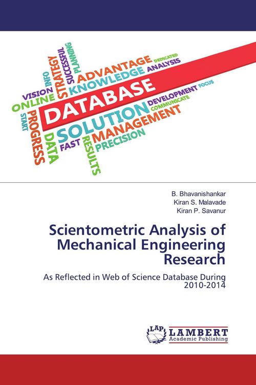 Produktbild: Scientometric Analysis of Mechanical Engineering Research