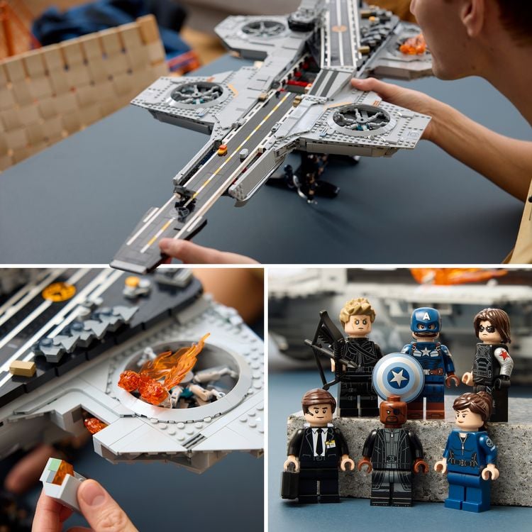 Produktbild: LEGO ǀ Marvel 76354 S.H.I.E.L.D.-Helicarrier, Modellbau f&uuml;r Erwachsene