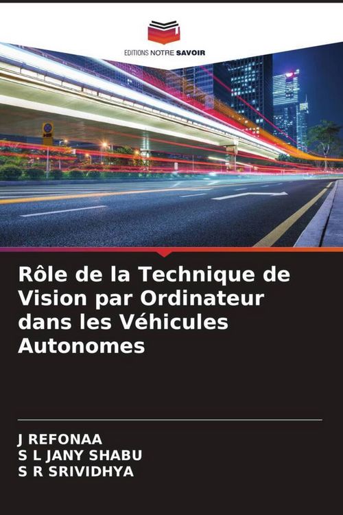 Produktbild: R&ocirc;le de la Technique de Vision par Ordinateur dans les V&eacute;hicules Autonomes