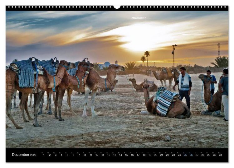 Produktbild: TUNESIEN Impressionen (hochwertiger Premium Wandkalender 2026 DIN A2 quer), Kunstdruck in Hochglanz