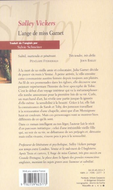 Produktbild: L'ange de Miss Garnet