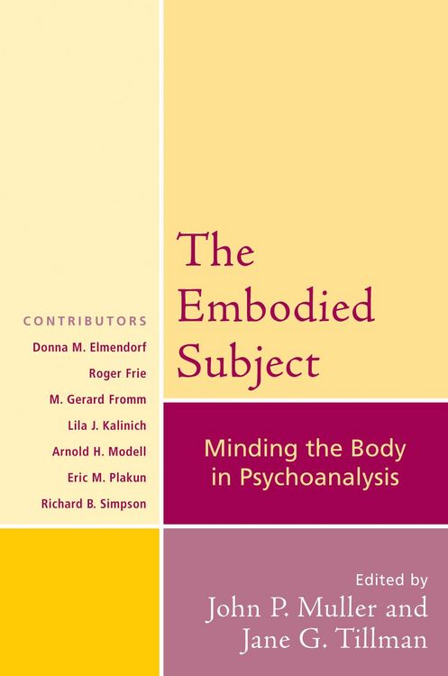 Produktbild: The Embodied Subject