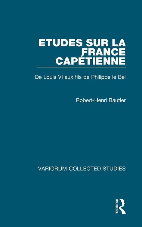 Produktbild: Etudes sur la France Cap&eacute;tienne