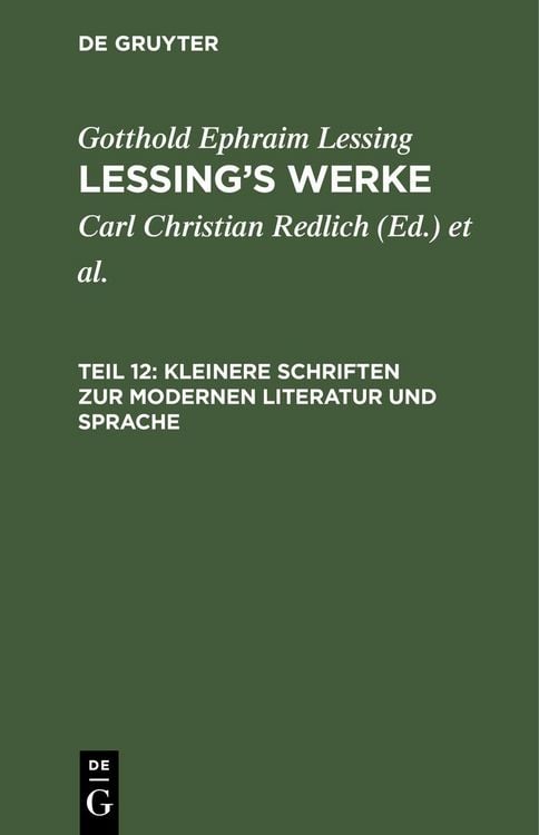 Produktbild: Kleinere Schriften zur modernen Literatur und Sprache