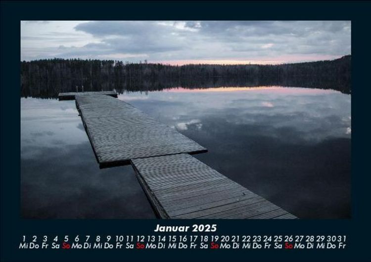 Produktbild: Die Seen der Erde 2025 Fotokalender DIN A5