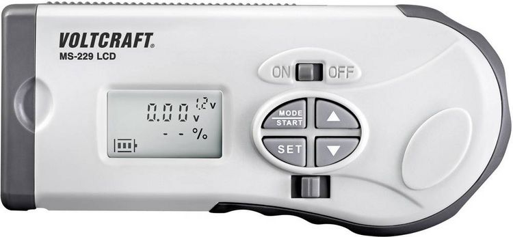 Produktbild: VOLTCRAFT Batterietester MS-229 LCD Messbereich (Batterietester) 1,2 V, 1,5 V, 3 V, 9 V, 12 V Akku, Batterie MS-229 LCD