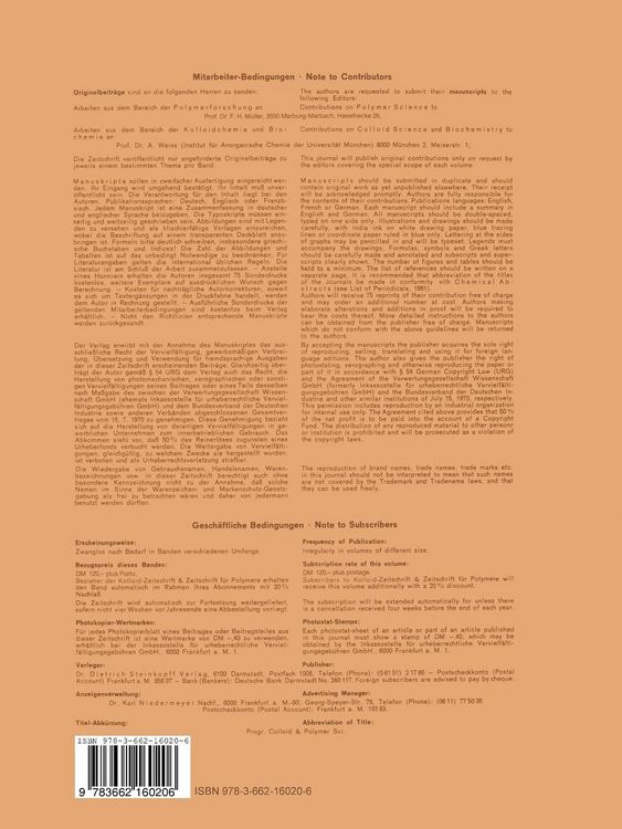 Produktbild: Polymere Aspekte