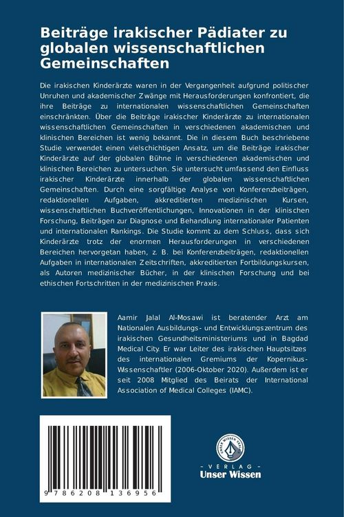 Produktbild: Beitr&auml;ge irakischer P&auml;diater zu globalen wissenschaftlichen Gemeinschaften