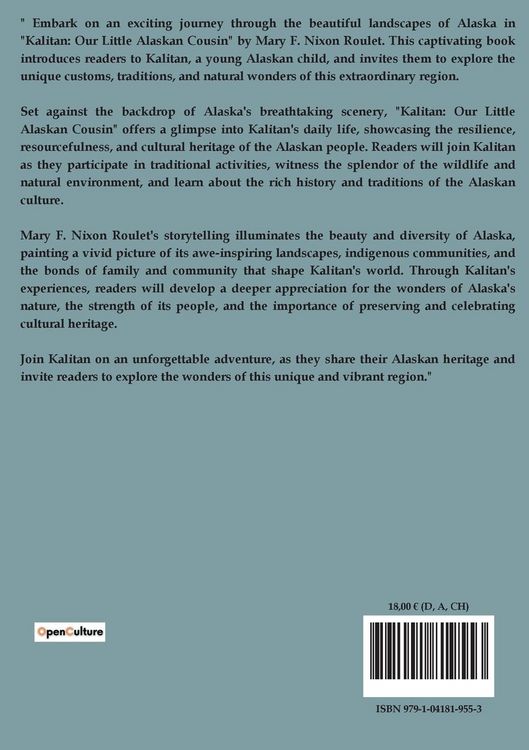Produktbild: Kalitan Our Little Alaskan Cousin