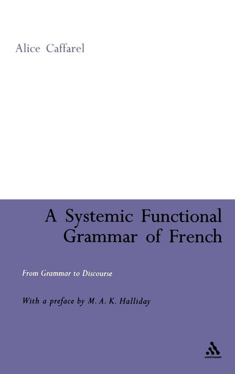 Produktbild: Systemic Functional Grammar of French