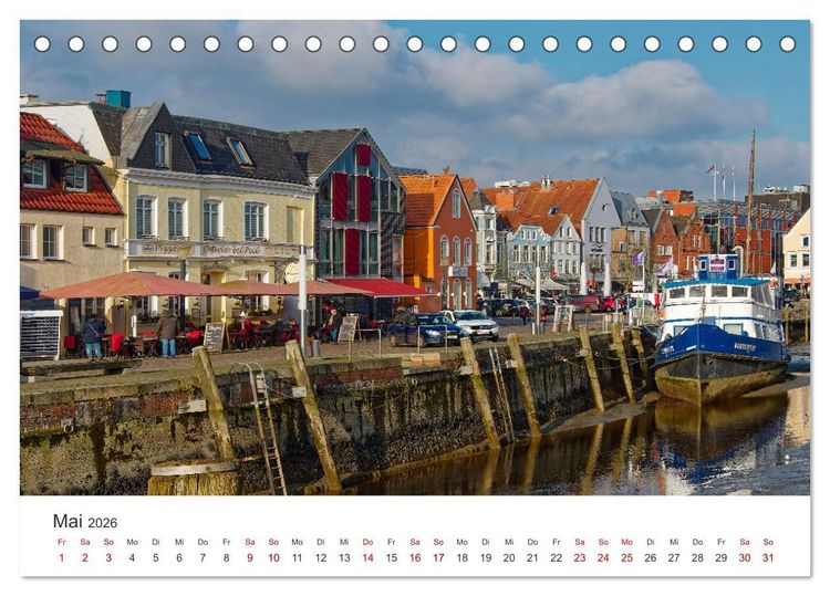 Produktbild: Schutzgebiet Wattenmeer (Tischkalender 2026 DIN A5 quer), CALVENDO Monatskalender