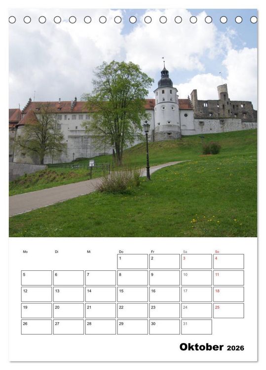Produktbild: Einzigartiges Heidenheim (Tischkalender 2026 DIN A5 hoch), CALVENDO Monatskalender