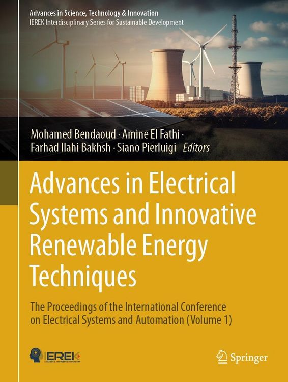 Produktbild: Advances in Electrical Systems and Innovative Renewable Energy Techniques