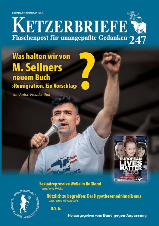 Produktbild: Was halten wir von M. Sellners neuem Buch &bdquo;Remigration. Ein Vorschlag&ldquo;?