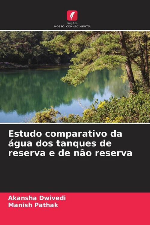 Produktbild: Estudo comparativo da &aacute;gua dos tanques de reserva e de n&atilde;o reserva