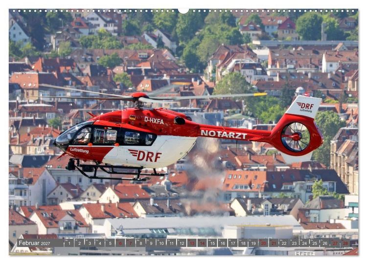 Produktbild: Helikopter in der Luft 2.0 (hochwertiger Premium Wandkalender 2027 DIN A2 quer), Kunstdruck in Hochglanz