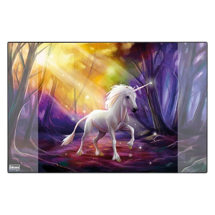 Produktbild: Idena Schreibunterlage Einhorn 58,5x38,5cm