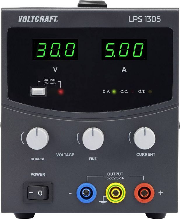 Produktbild: VOLTCRAFT LPS1305 Labornetzger&auml;t, einstellbar 0 - 30 V/DC 0 - 5 A 150 W Anzahl Ausg&auml;nge 1 x