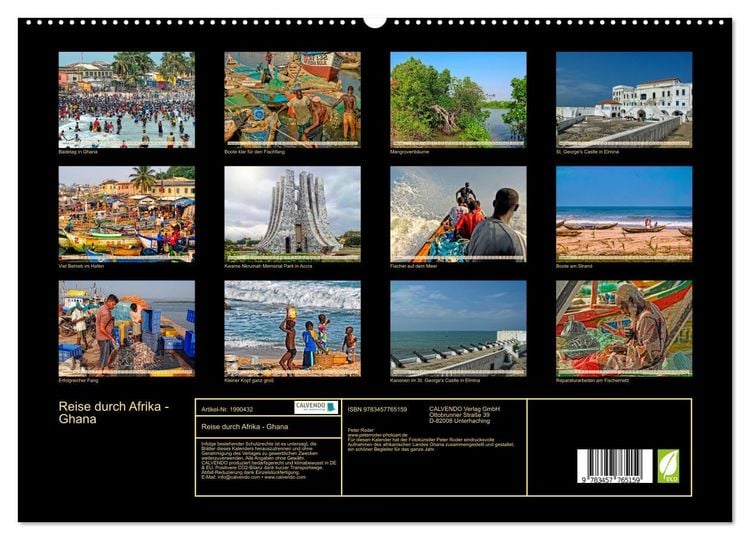 Produktbild: Reise durch Afrika - Ghana (hochwertiger Premium Wandkalender 2026 DIN A2 quer), Kunstdruck in Hochglanz