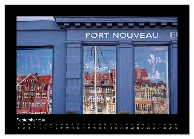 Produktbild: Kopenhagen (Tischkalender 2026 DIN A5 quer), CALVENDO Monatskalender