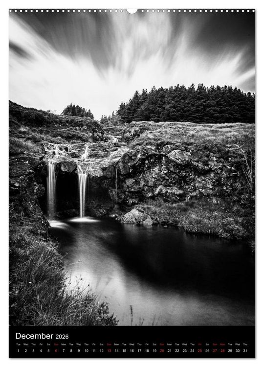 Produktbild: Journeys - Black & White (High Quality Premium Wall Calendar 2026 DIN A2 portrait),CALVENDO 12 Month Wall Calendar