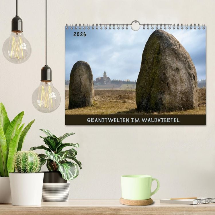 Produktbild: Granitwelten im Waldviertel (Wandkalender 2026 DIN A4 quer), CALVENDO Monatskalender